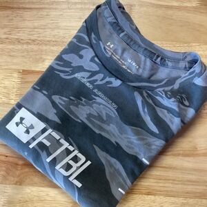 Mens Under Armour Heatgear FTBL‎ Camp Tee Large Football